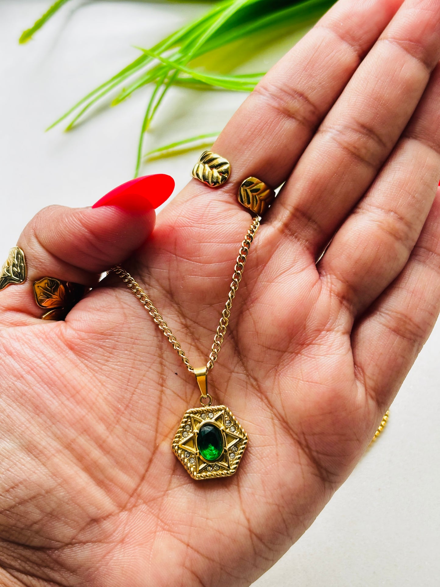 Geometric Necklace