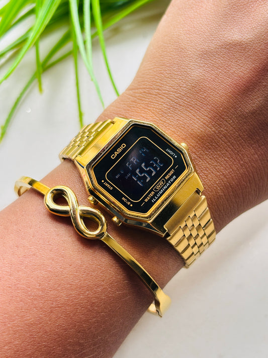 Gold Infinity Symbol Bracelet