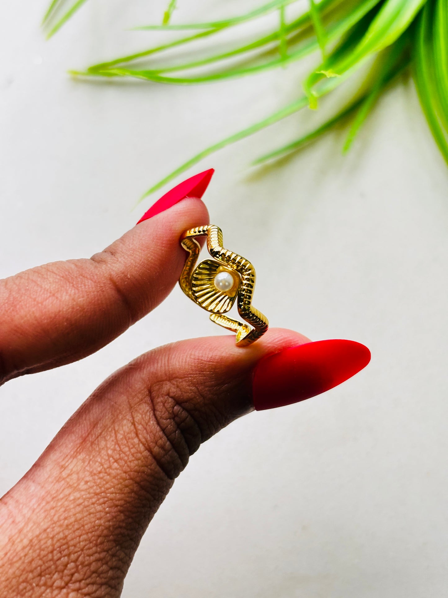 Medusa Pearl Ring
