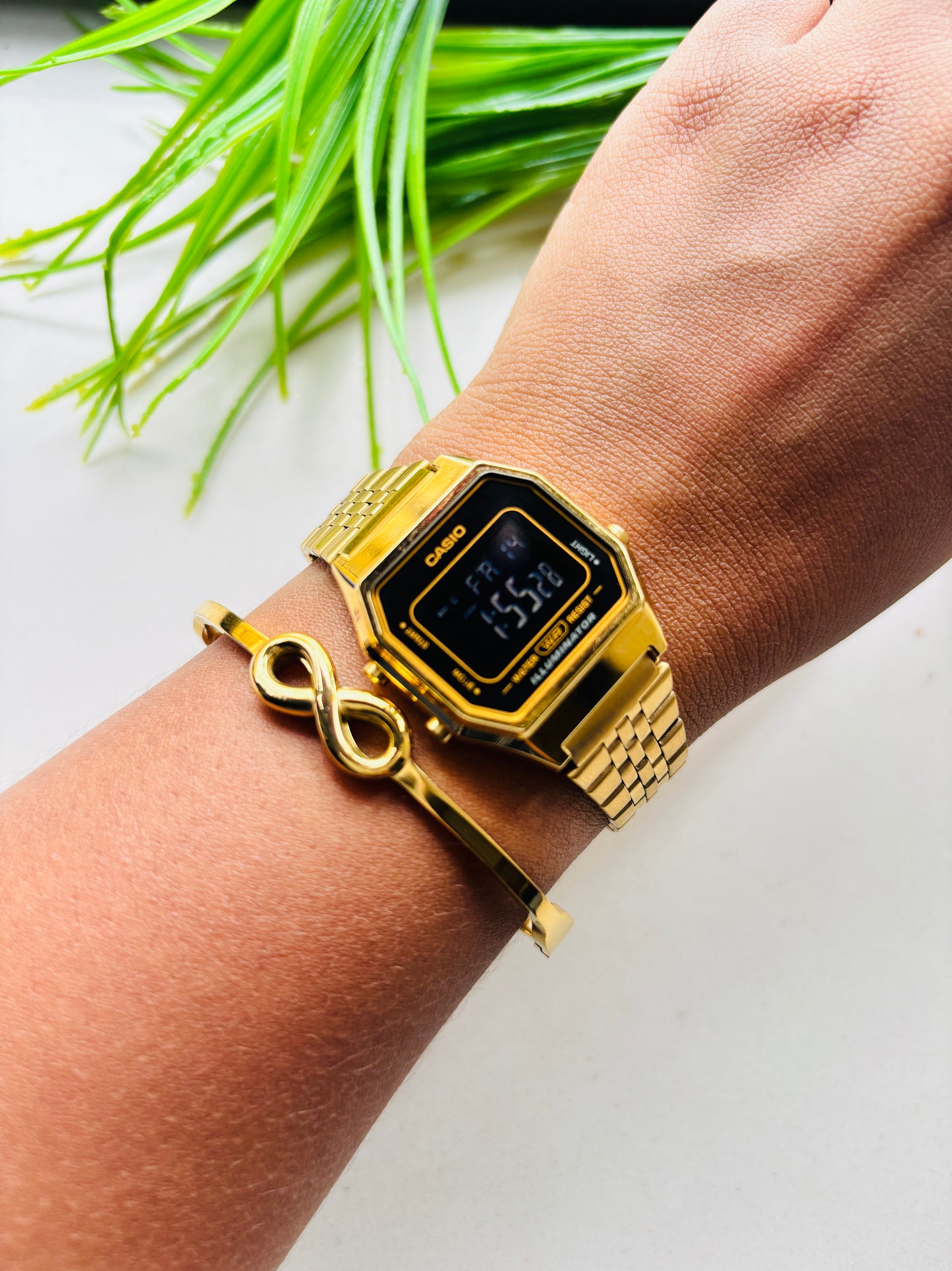 Gold Infinity Symbol Bracelet