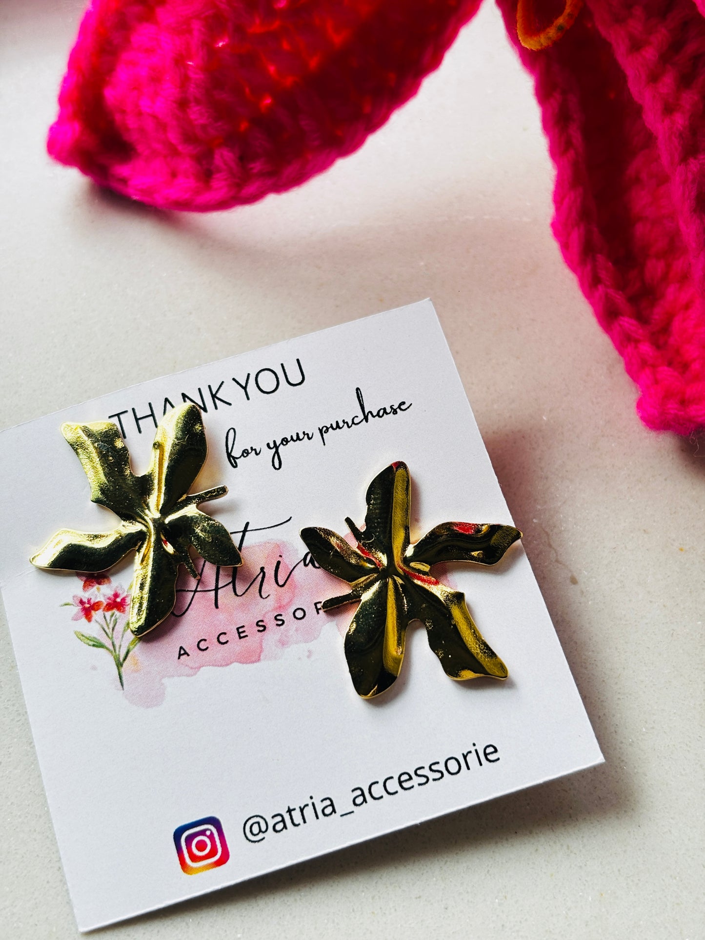 Statement Flower Earrings