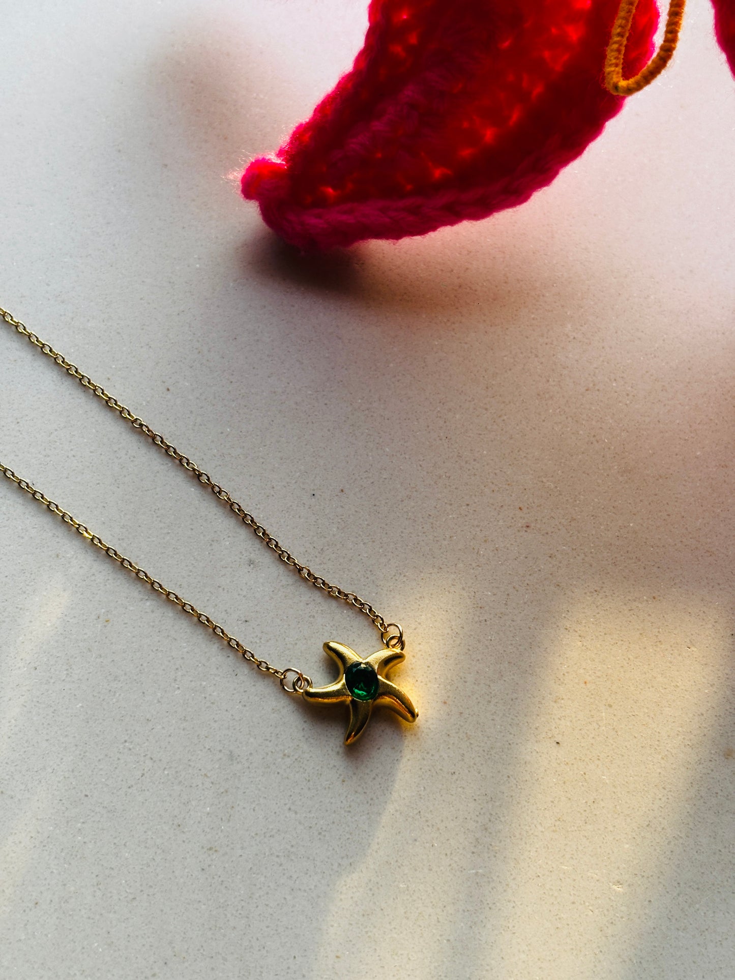 Emerald Star Necklace