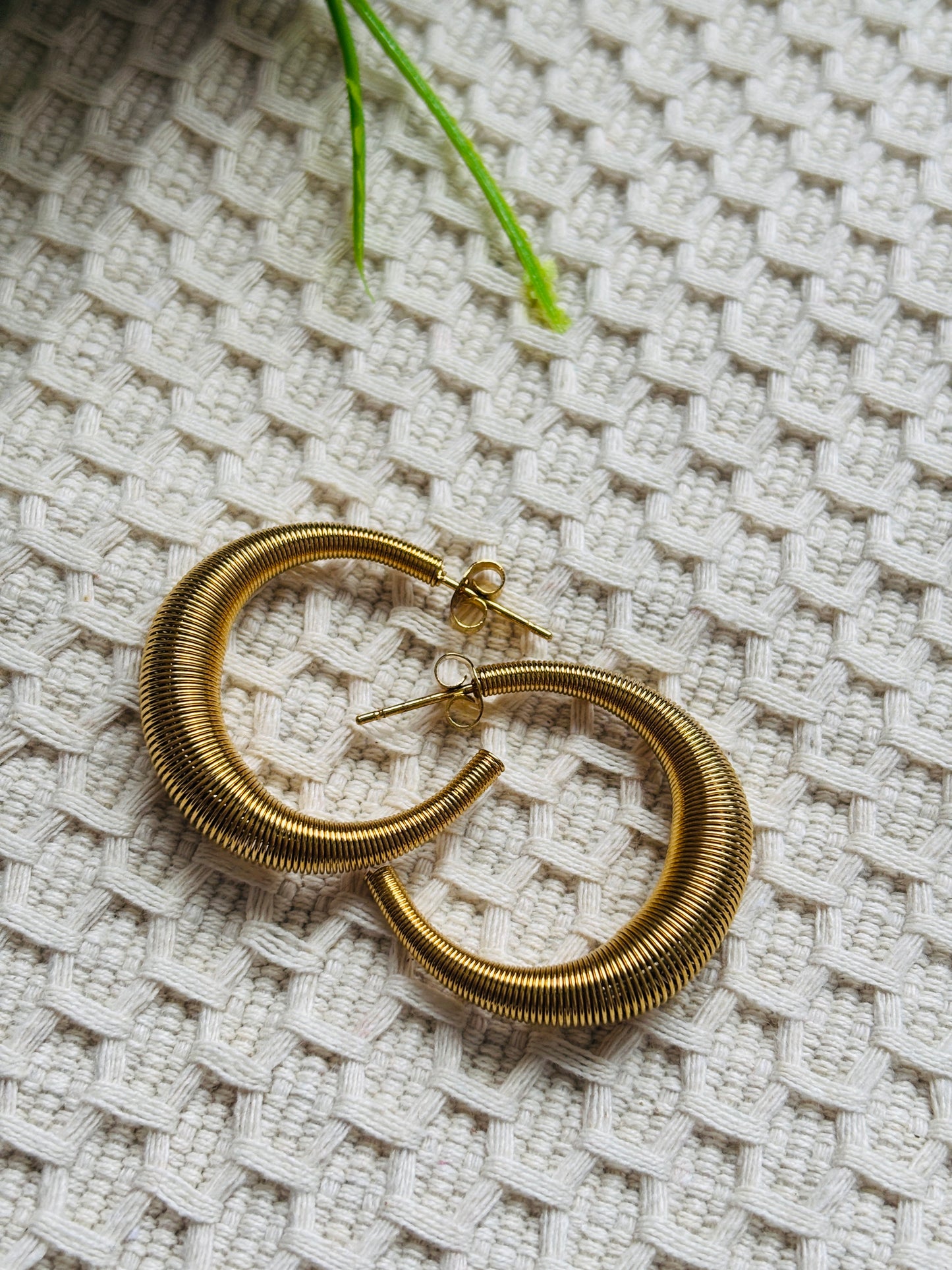 Coiled Half Hoops