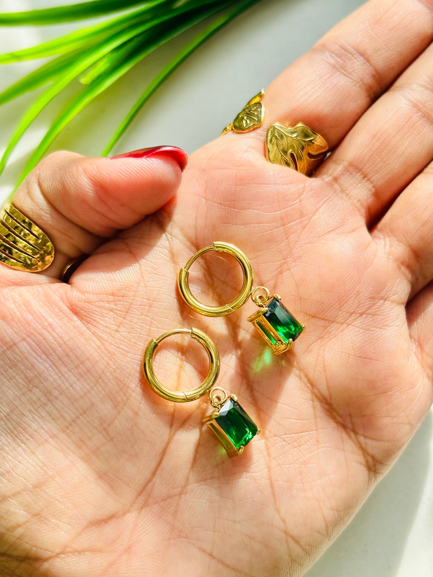 Emerald Drop Huggies