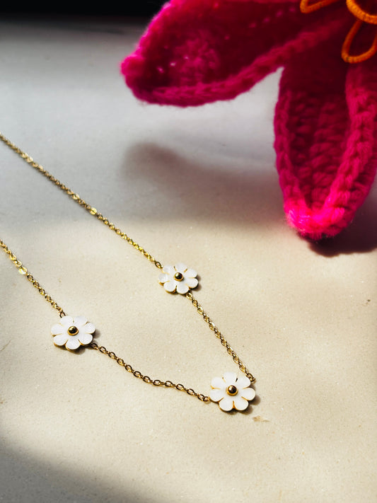 Floral Link Necklace
