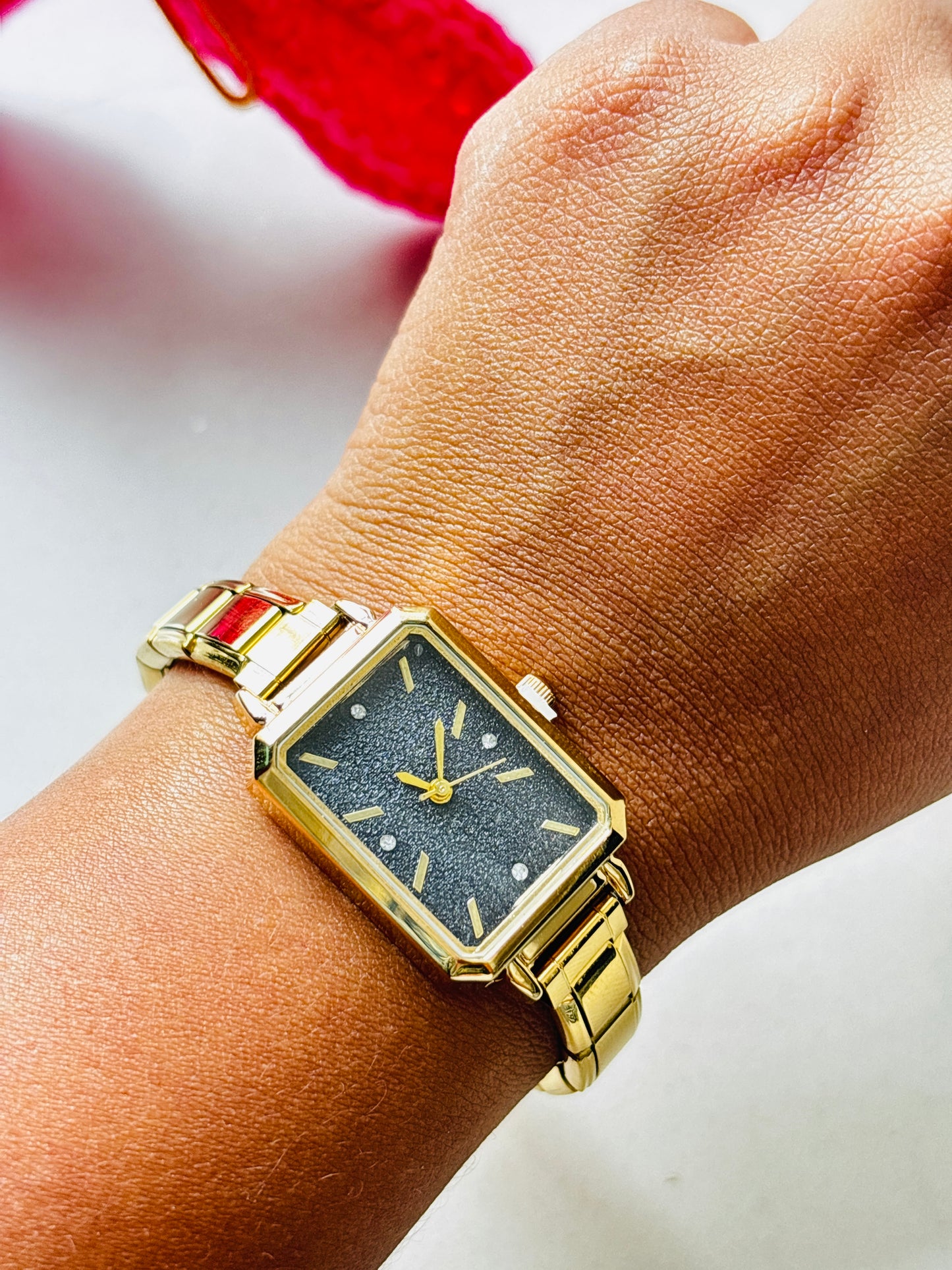 Black Gold Adjustable Vintage Watch