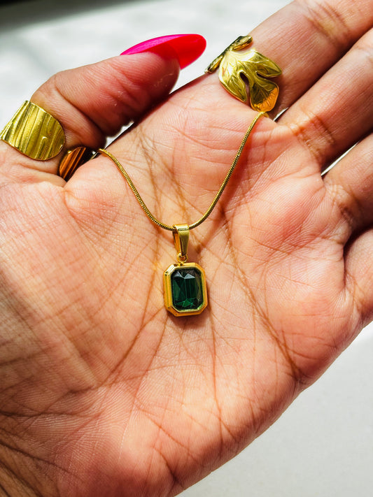Verdant Drop Necklace