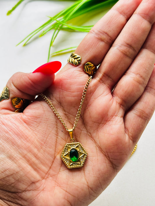 Geometric Necklace
