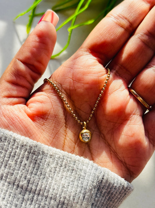 Best Seller Minimal Beaded Chain Necklace