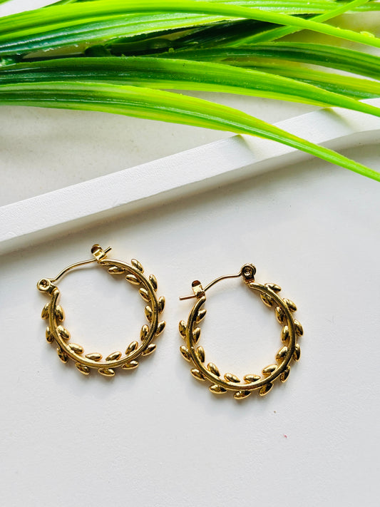 Leafy Hoops