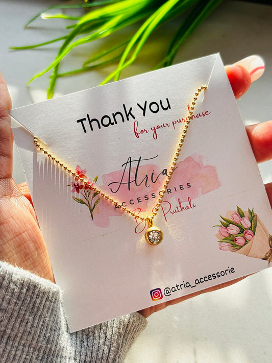 Best Seller Minimal Beaded Chain Necklace