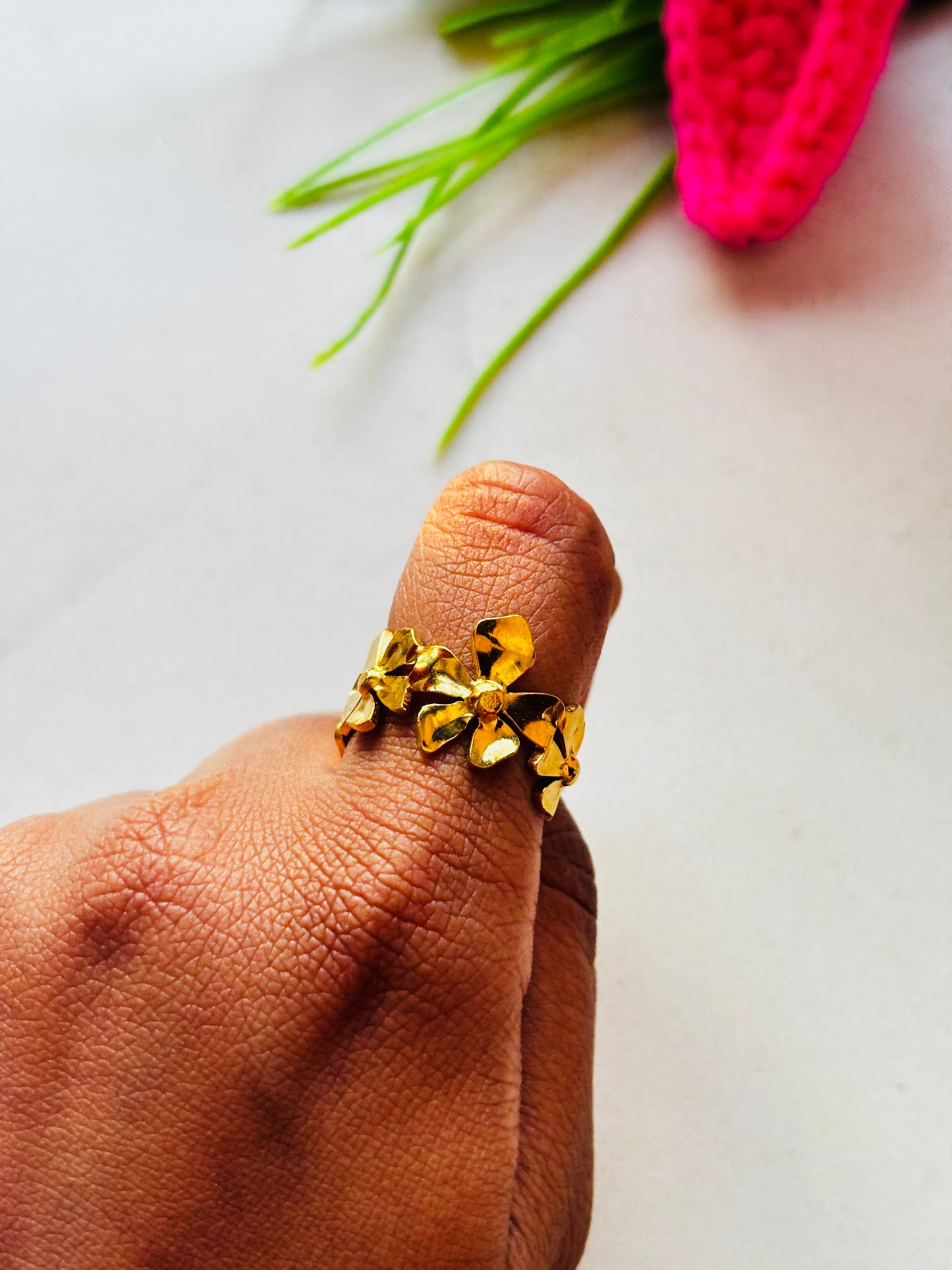 Floral Cluster Ring