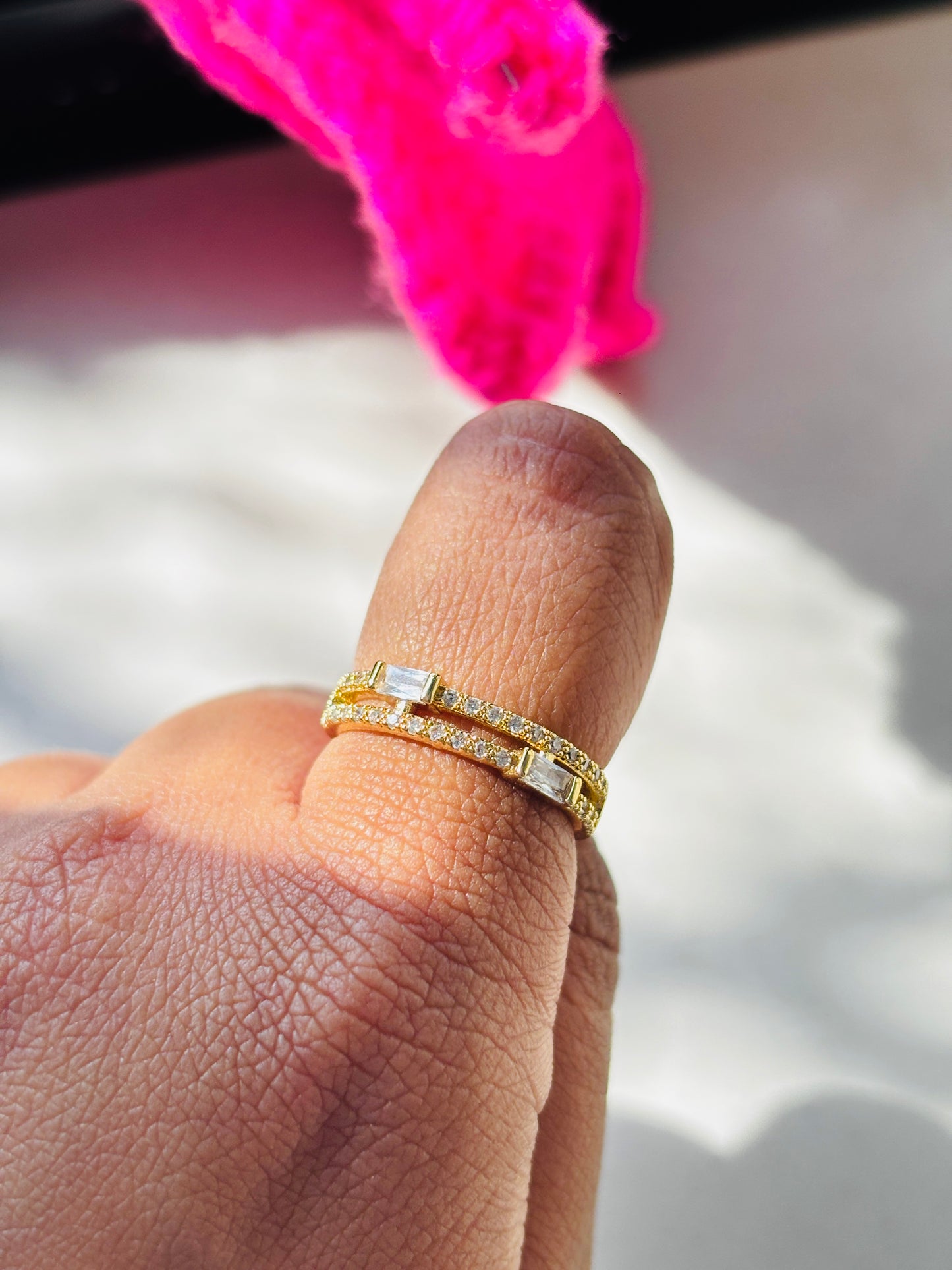 Stacked Gold Band