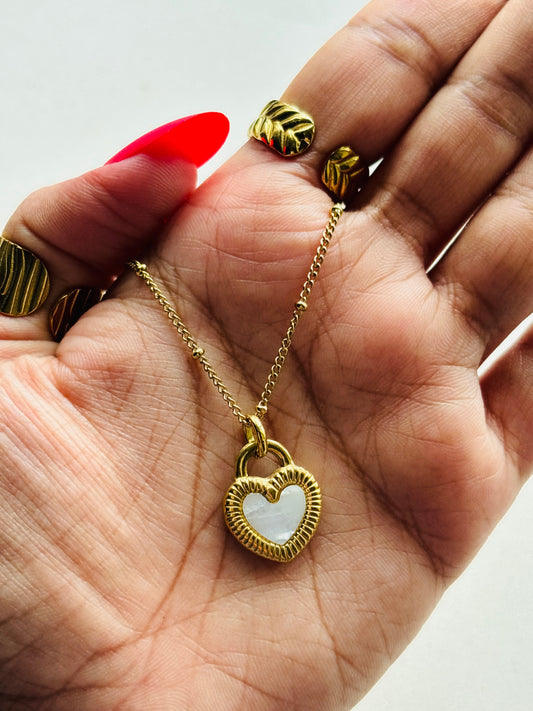 Reversible Heart Necklace