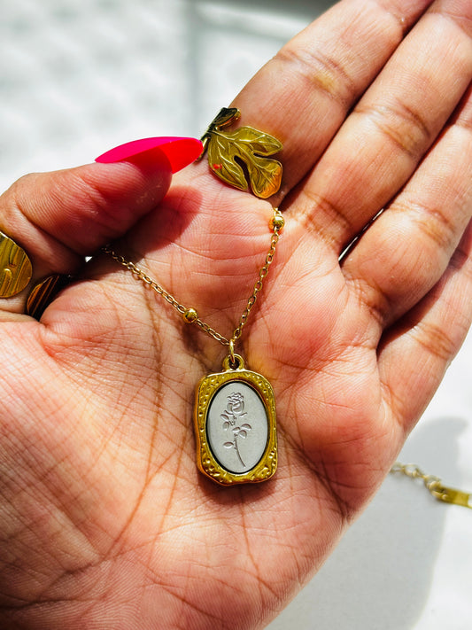 Whispering Rose Necklace