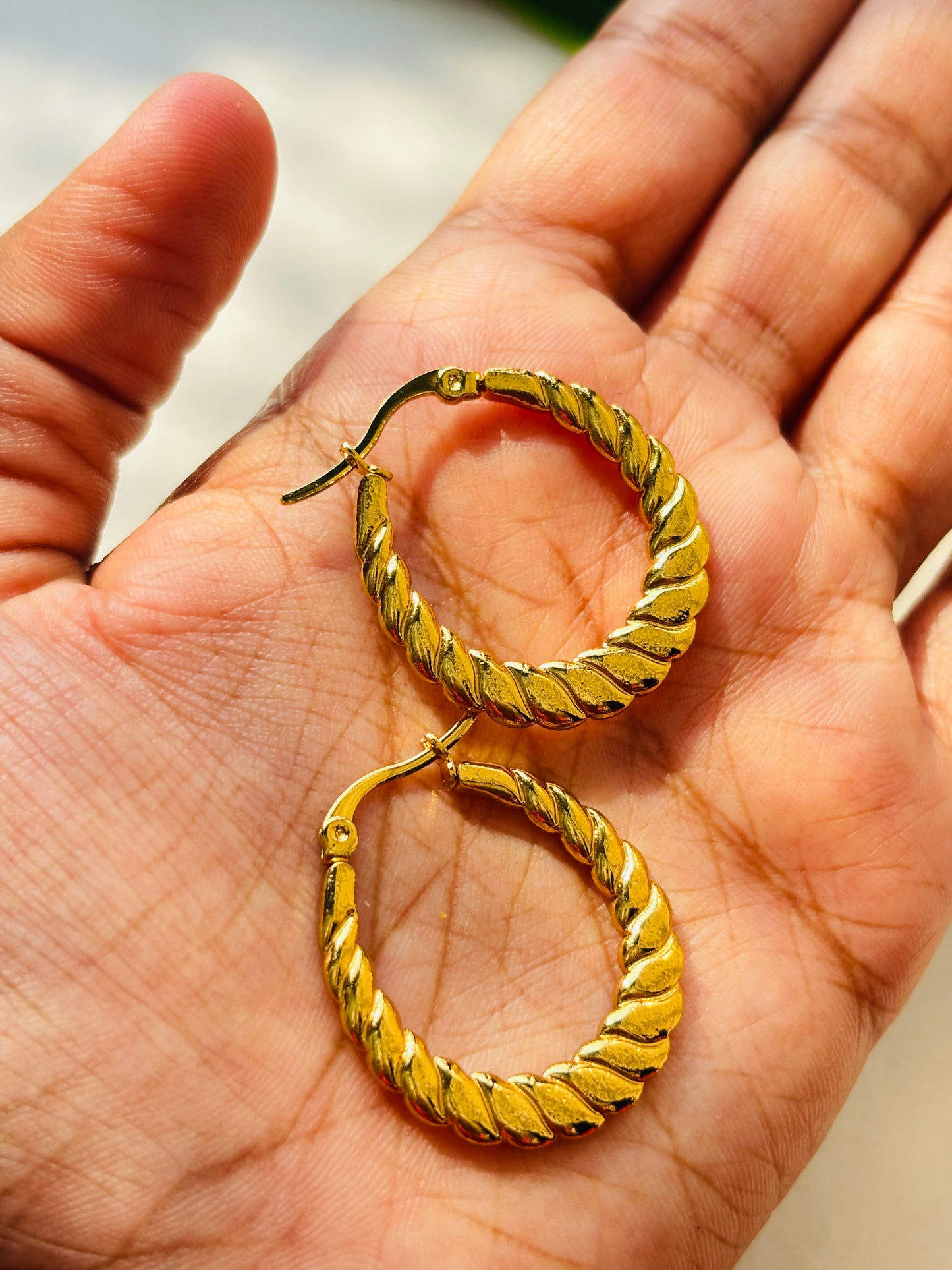 Big Swirl Hoops