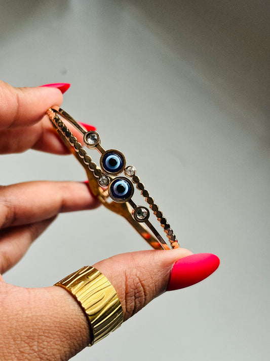 Rose Gold Evil Eye