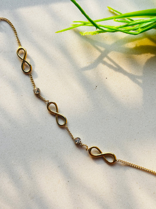 Diamond Infinity Bracelet