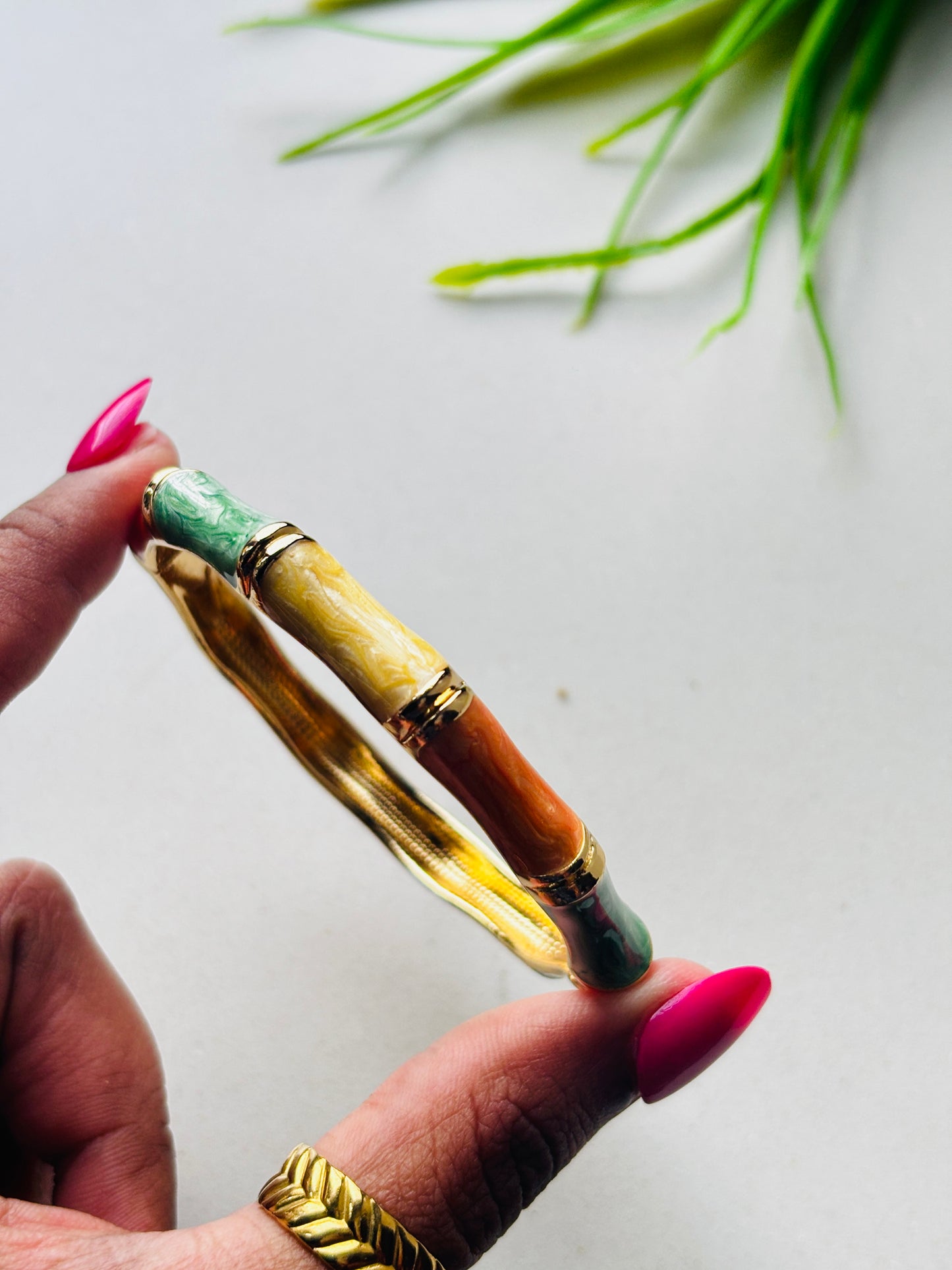 Earthy Tones Bamboo Kada