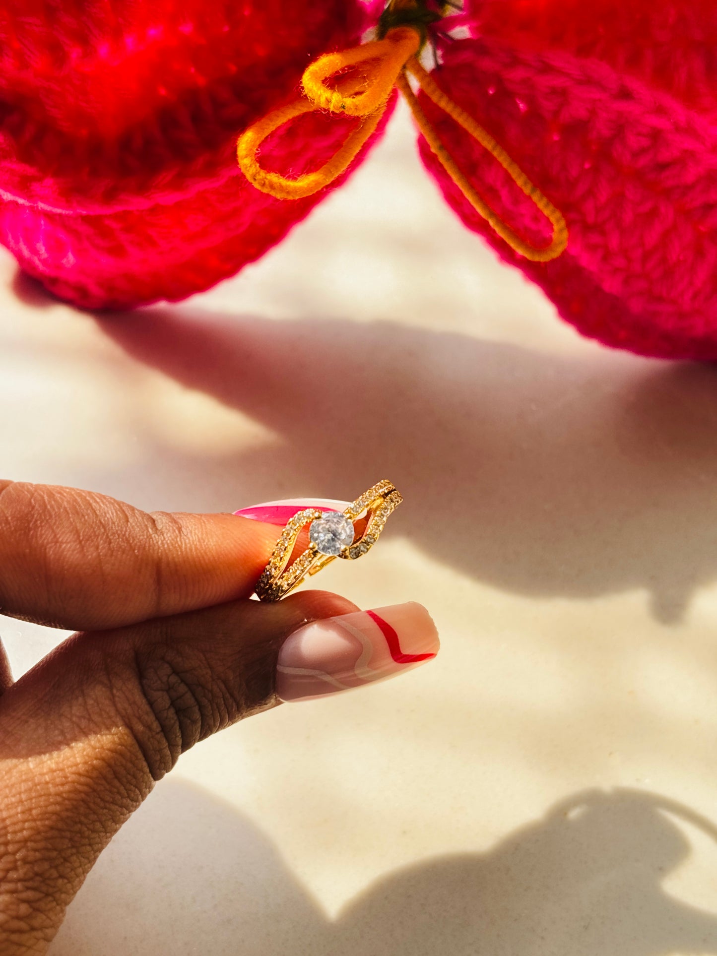 Solitaire Infinity Ring