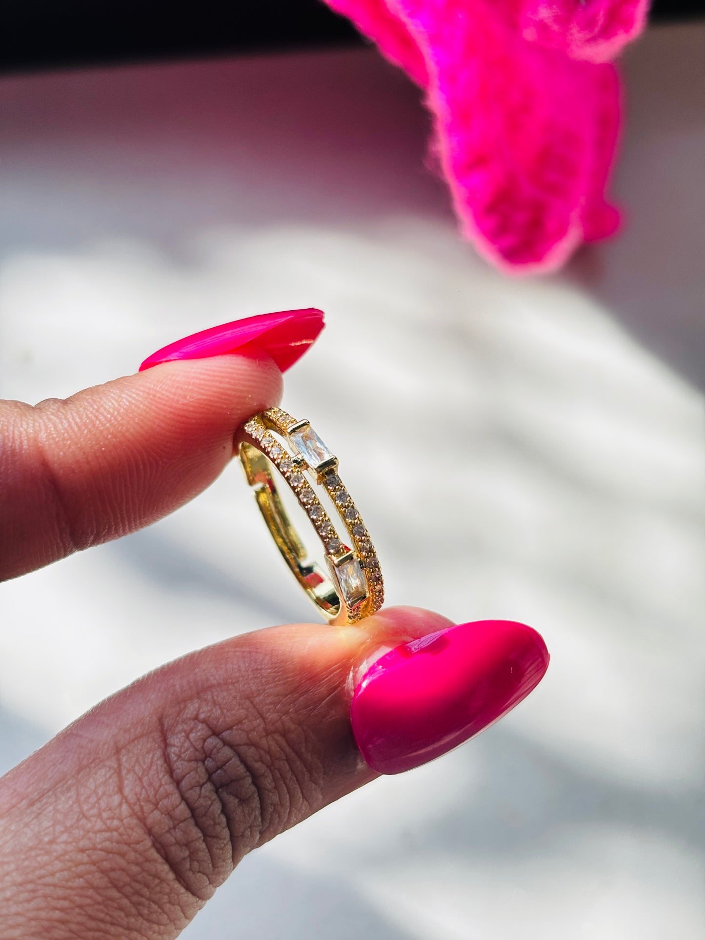 Stacked Gold Band