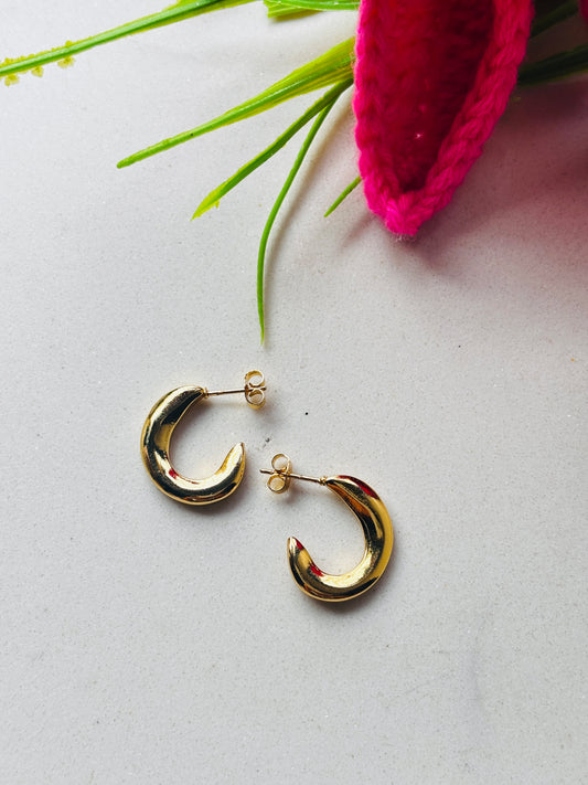 Dome Hoop Earrings