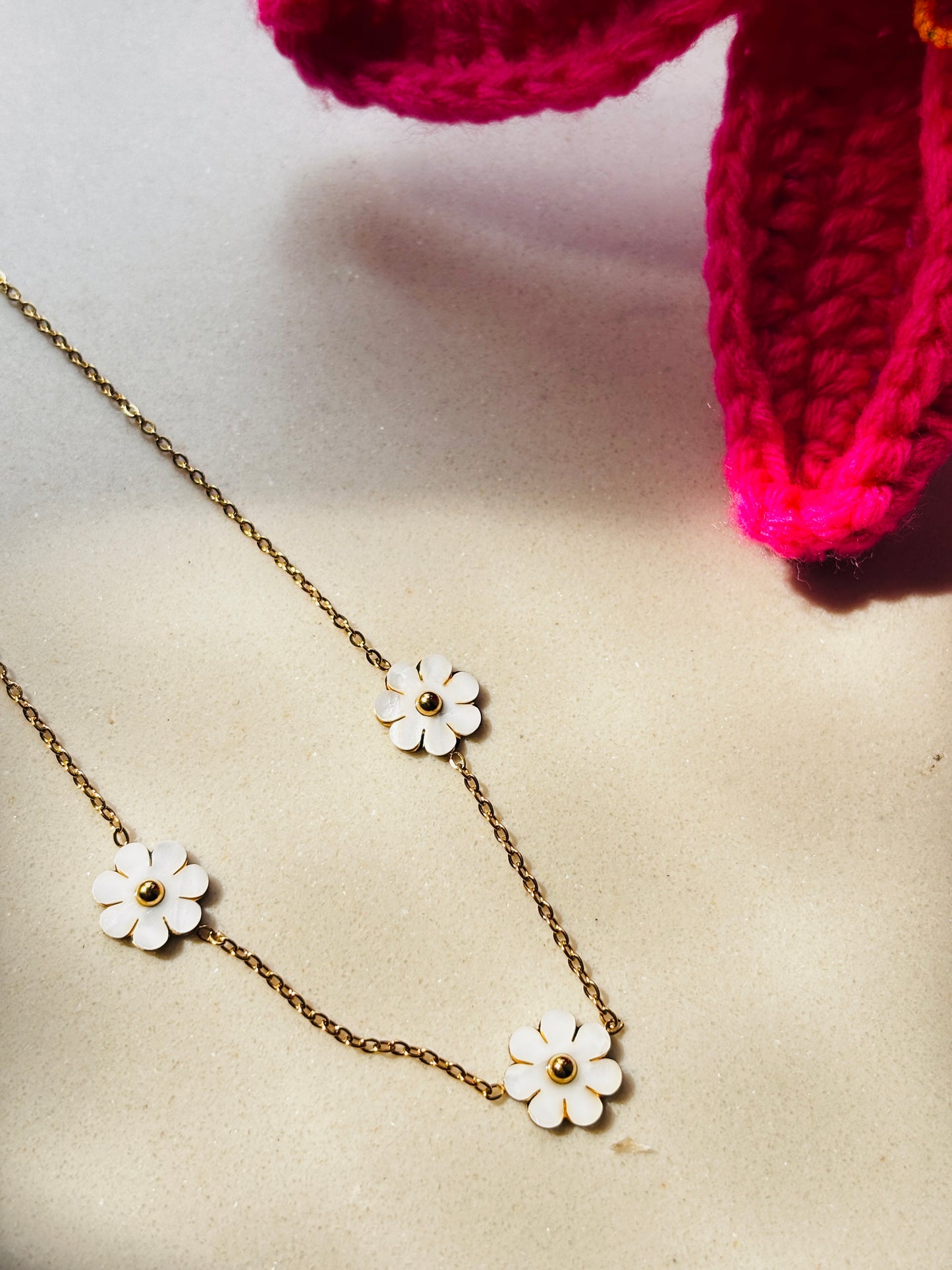 Floral Link Necklace