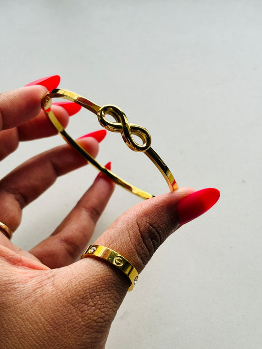 Gold Infinity Symbol Bracelet