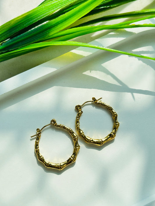 Bamboo Round Hoops