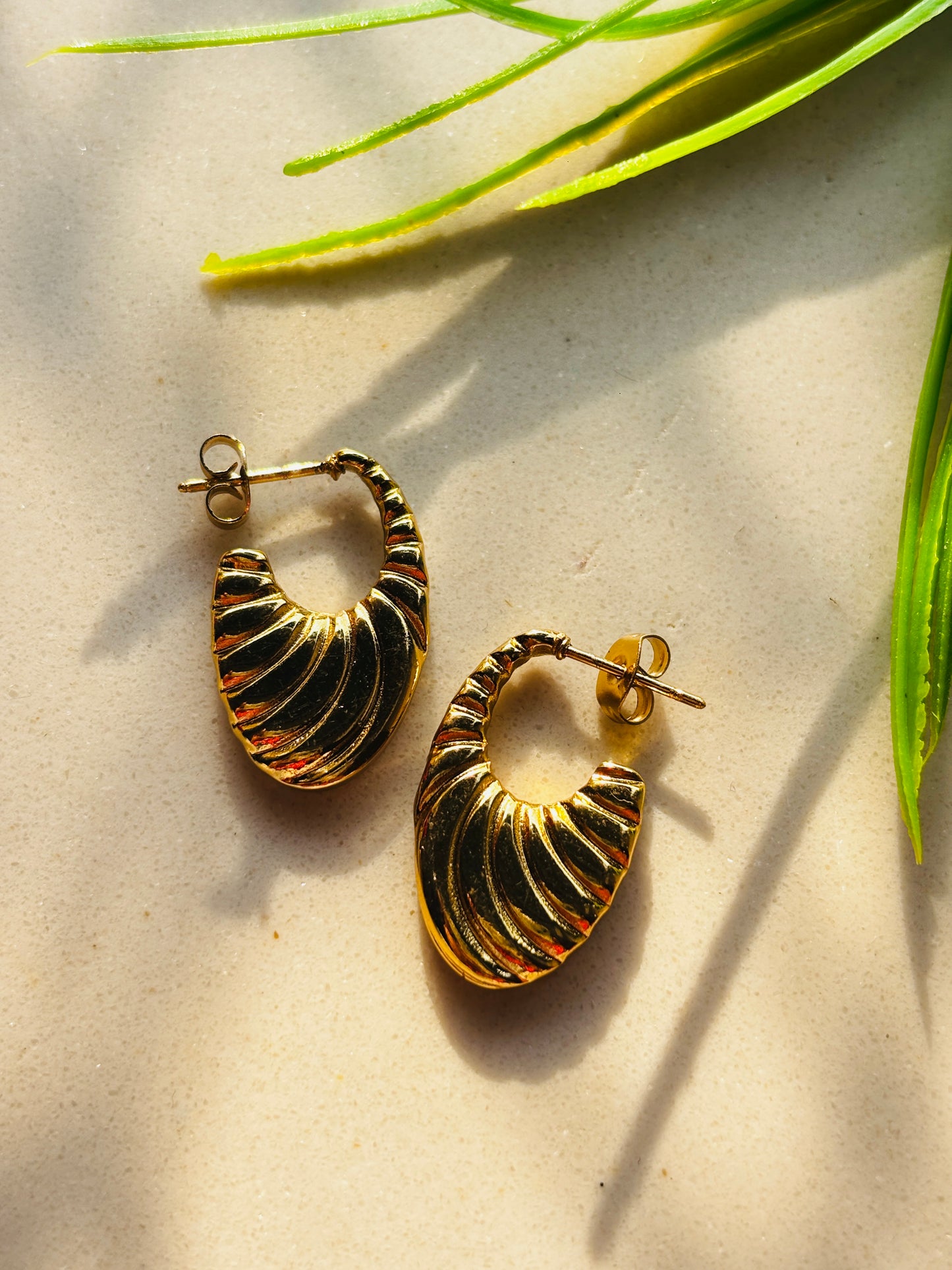 Oval Pattern Hoops