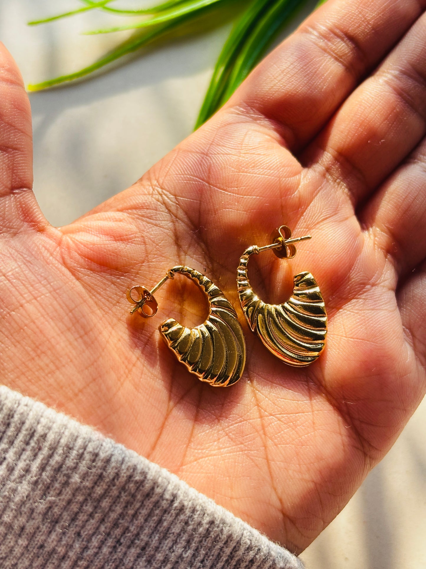 Oval Pattern Hoops