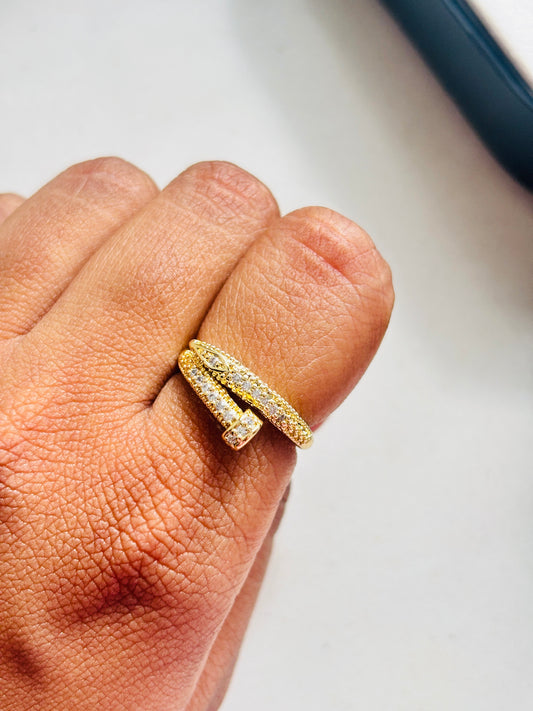 Studded Nail Ring